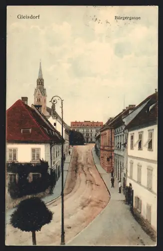 AK Gleisdorf, Partie in der Bürgergasse