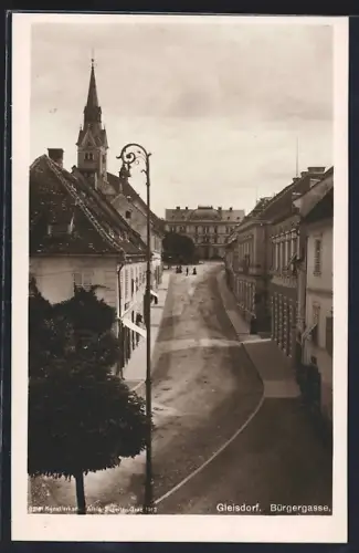 AK Gleisdorf, Partie in der Bürgerstrasse