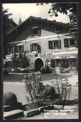 AK Schladming, Gasthof und Hotel zur alten Post