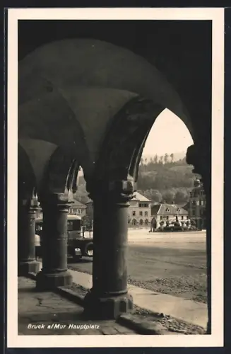 AK Bruck an der Mur, Partie am Hauptplatz