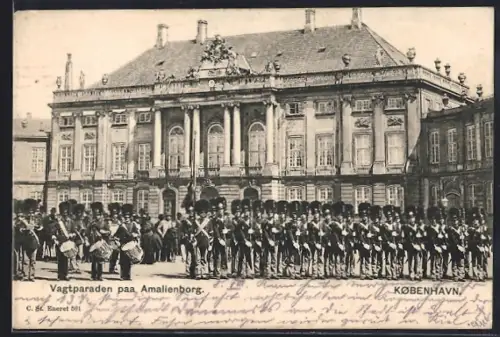 AK Kobenhavn, Vagdparaden paa Amalienborg