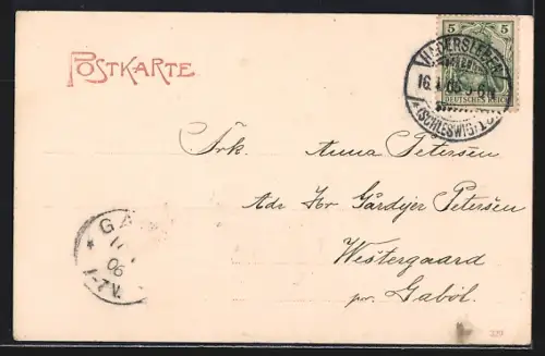 AK Hadersleben, Severinkirche, Innenansicht