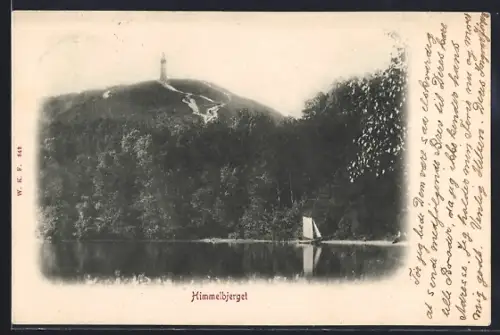 AK Himmelbjerget, Ortsansicht mit Turm