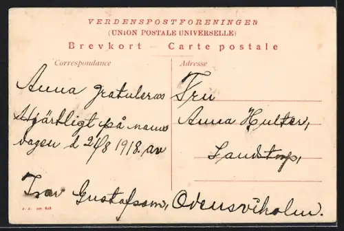 AK Nylund /Mors, Ortspartie mit Gewässer
