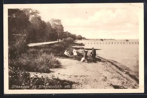 AK Laveskov, Stranden och Strandvejen