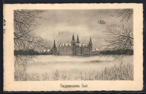 Künstler-AK Frederiksborg, Frederiksborg Slot