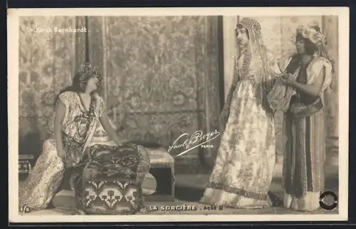 AK Schauspielerin Sarah Bernhard in La Sorciere