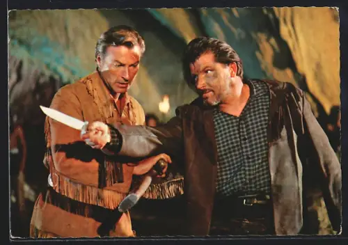 AK Schauspieler Lex Barker in Winnetou