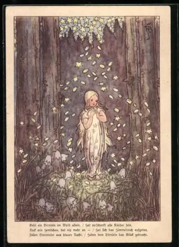 Künstler-AK Sterntaler-Märchen