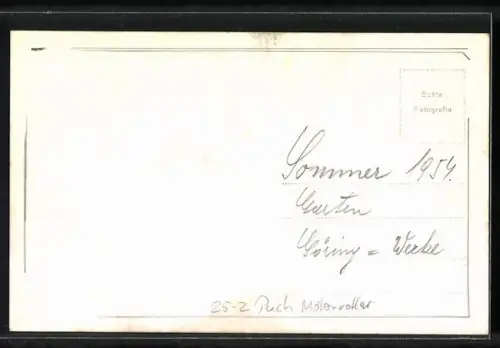 AK Familie mit zwei Puch Motorrollern