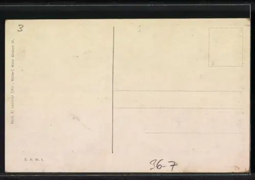 AK Wien, Eucharistische Prozession 1912, Katholische Studentenverbidung