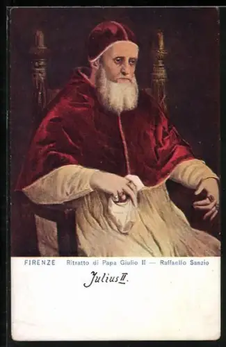 Künstler-AK Firenze, Ritratto di Papa Giulio II.