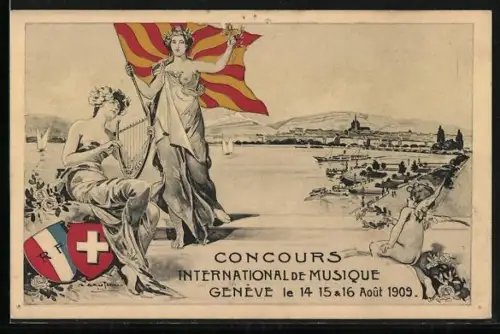 AK Genéve, Concours International de Musique 1909