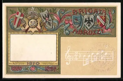AK 58e Reggimento Fanteria, Brigata Abruzzi, Wappen des Infanterie-Regiment Nr. 58