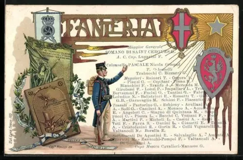 AK 54. Regg. Fanteria, Cap. Movicio dis.