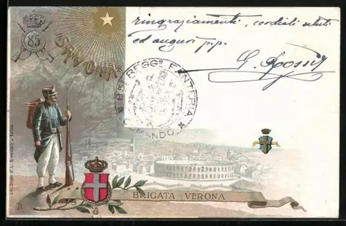 AK 85. Regg. Fantera, Brigata Verona