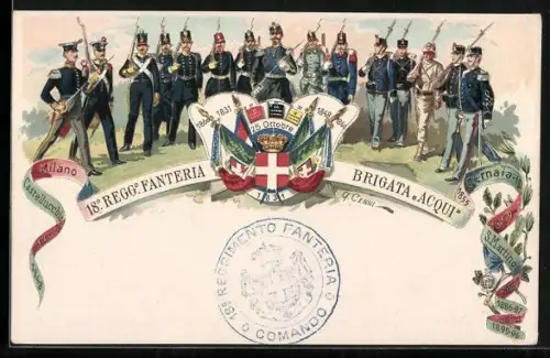AK 18. Regg. Fanteria, Brigata Acqui