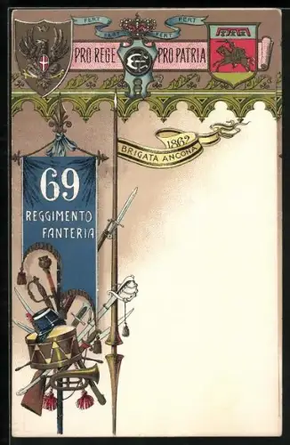 AK 69. Reggimento Fanteria, 1862 Brigata Ancona