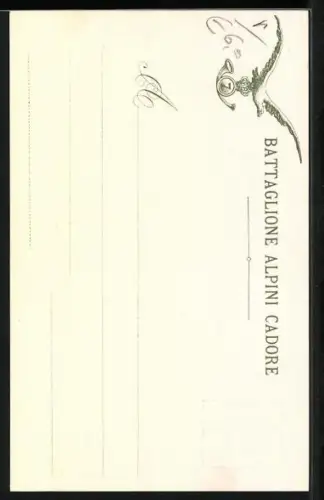 AK Battaglione Alpini Cadore, Ad Excelsa Tendo