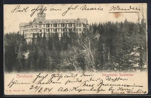 AK Christiania, Voksenkollen Sanatorium