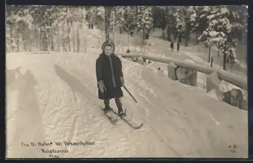 AK Kristiania, Fra Dr. Holms Vei Voksenkollen