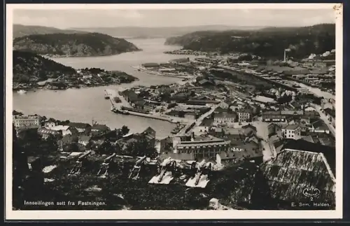 AK Halden, Innseitingen sett fra Festningen