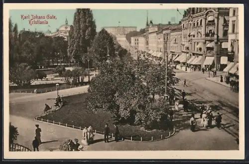 AK Kristiania, Karl Johans Gate