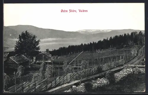 AK Ostre Slidre /Valdres, Panorama