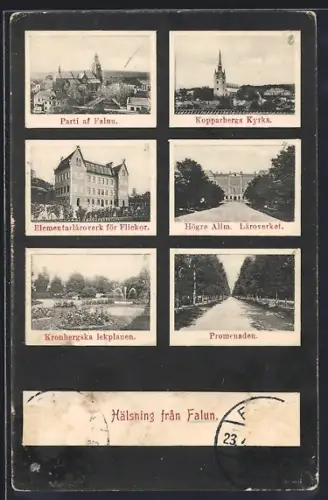 AK Falun, Kopparbergs Kyrka, Högre Allm. Läroverket