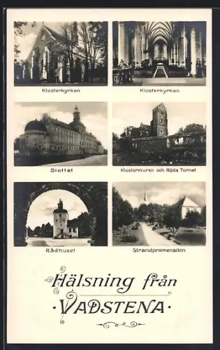 AK Vadstena, Klosterkyrkan, Slottet, Radhuset