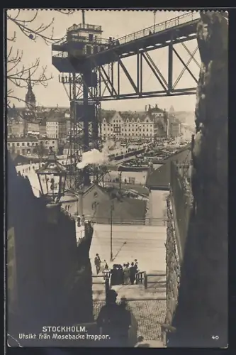 AK Stockholm, Utsikt fran Mosebacke trappor