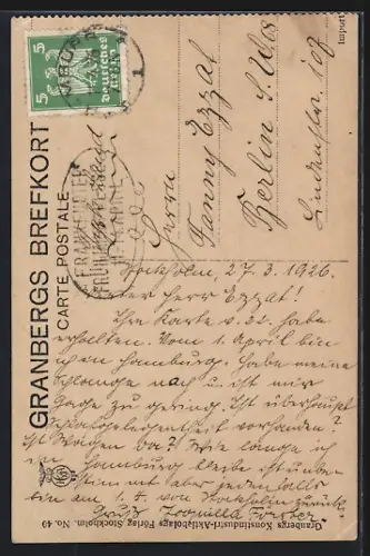 AK Stockholm, Utsikt fran Mosebacke trappor