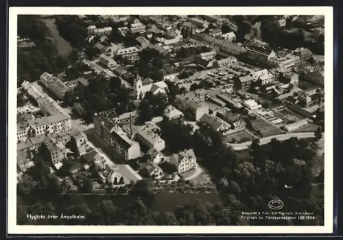 AK Ängelholm, Flygfoto