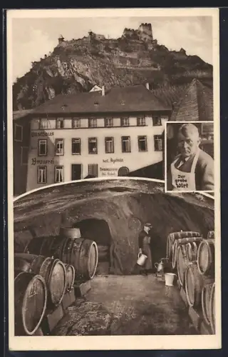 AK Kaub, Gasthaus zur Brauerei