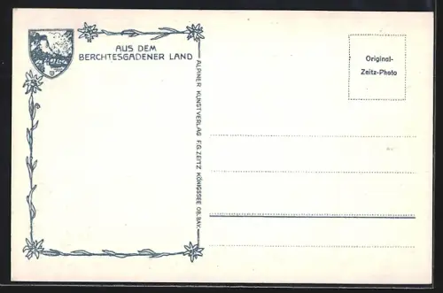 AK Berchtesgaden, Ortsansicht mit Watzmann