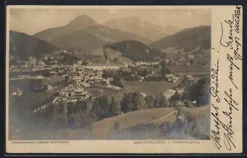 AK Berchtesgaden, Gesamtansicht v. Oberherzogberg