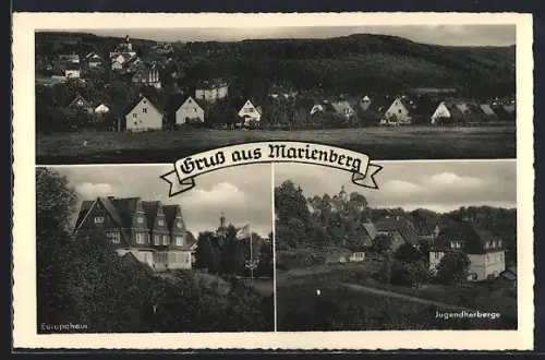 AK Marienberg / Westerwald, Evangelisches Erziehungsheim, Jugendherberge, Europahaus