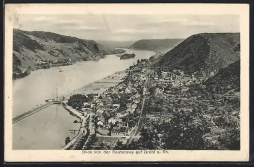 AK Brohl a. Rh., Blick von der Reutersley