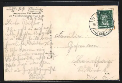 AK Brohl a. Rh., Blick von der Reutersley