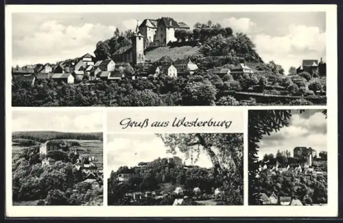 AK Westerburg / Westerwald, Schloss Westerburg, Ortsansichten