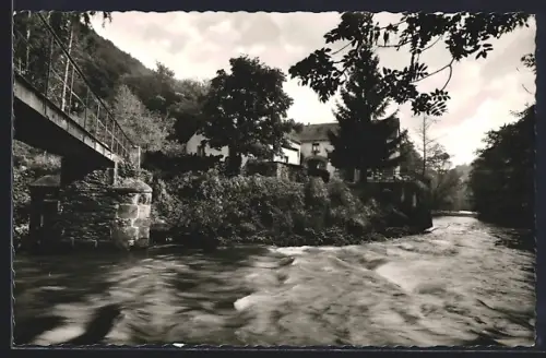 AK Wittlich /Mosel, Partie an der alten Pleiner Mühle