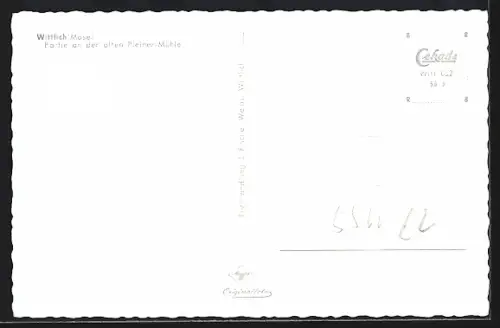 AK Wittlich /Mosel, Partie an der alten Pleiner Mühle