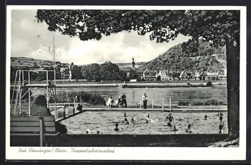 AK Bad Hönningen /Rhein, Thermal-Schwimmbad