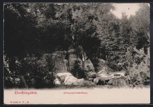 AK Berchtesgaden, Prinzregentendenkmal