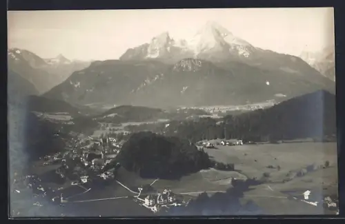 AK Berchtesgaden, Ansicht von den Metzenleiten, Alpenpanorama