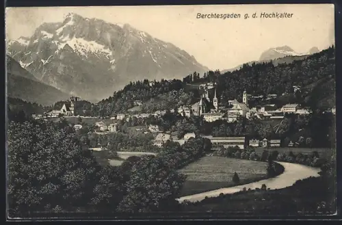 AK Berchtesgaden, Gesamtansicht mit Hochkalter