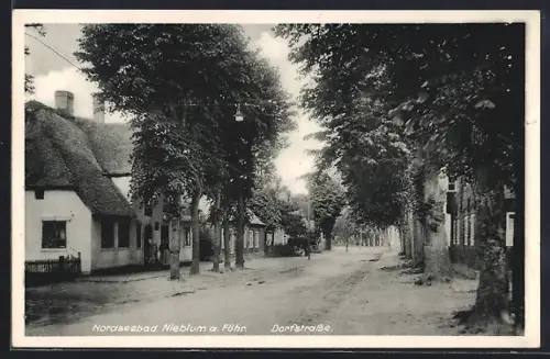 AK Nieblum a. Föhr, Dorfstrasse