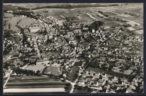 AK Nastätten im Taunus, Luftaufnahme des Ortes