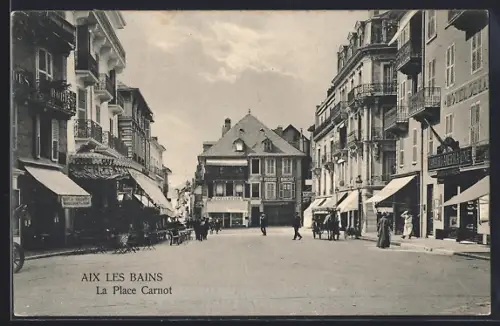 AK Aix-les-Bains, La Place Carnot