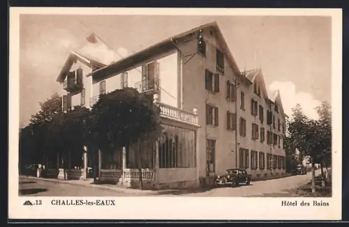 AK Challes-les-Eaux, Hôtel des Bains